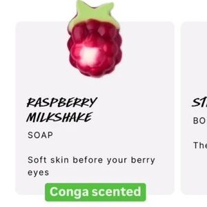 Lush Kitchen Exclusive Raspberry Milkshake Soap - February 2025